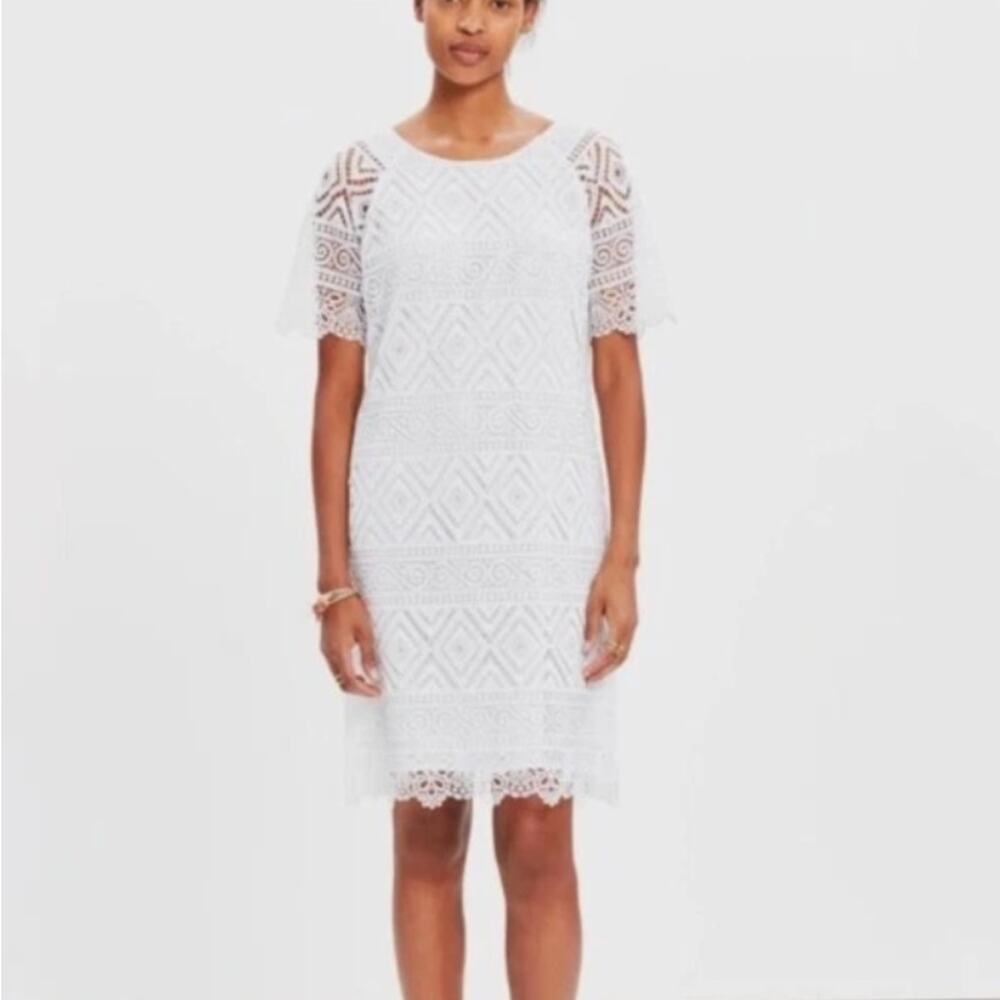 NWT‎ Madewell Lyric Dress White Lace Fairy Bridal Shower Bachelorette Summer 6